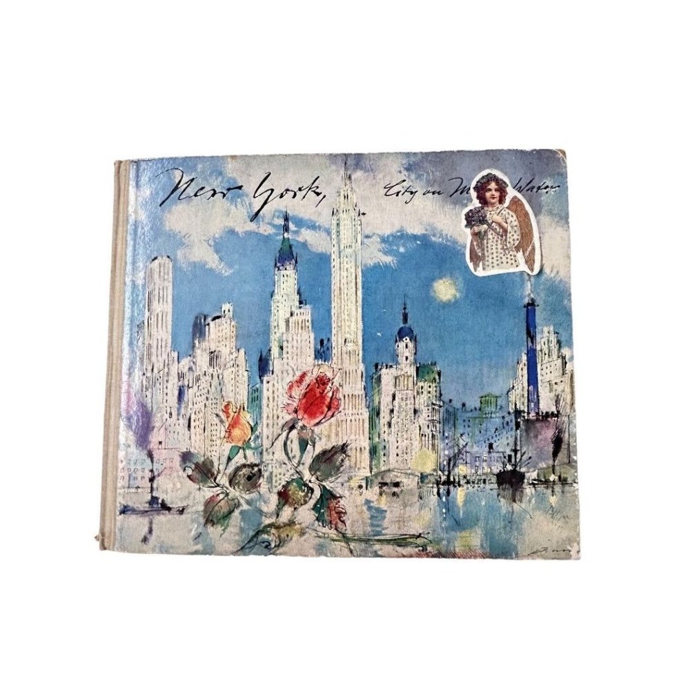 New York City on Many Waters Fritz Busse Art Hardcover by M Berger Germany